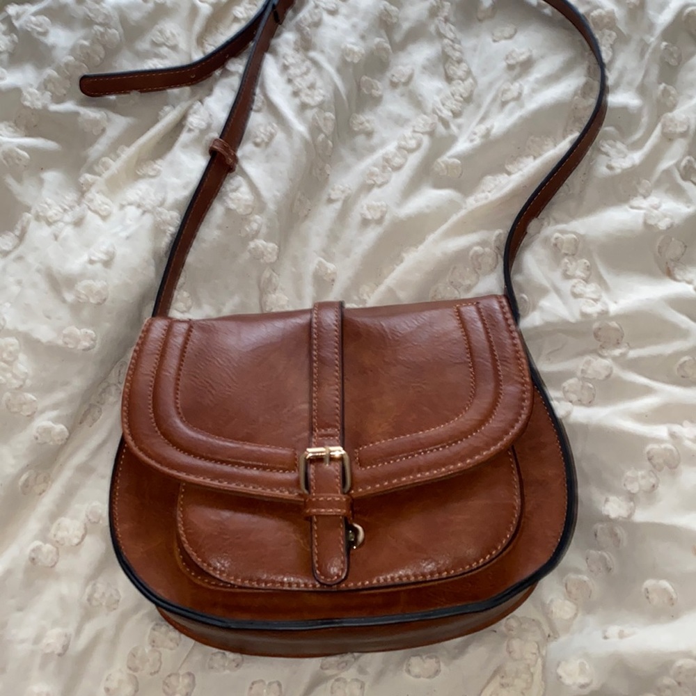 Leather satchel